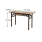 Industrial Rectangular Writing Desk Brown Wooden Office Desk Clearhalo 'furn' 'furn_office_desk' 'Furniture' 'Office Desks' 'Office Furniture' 'office_desk' 1200x1200_91da6501-6174-4e8e-8f83-27ff334c5b14