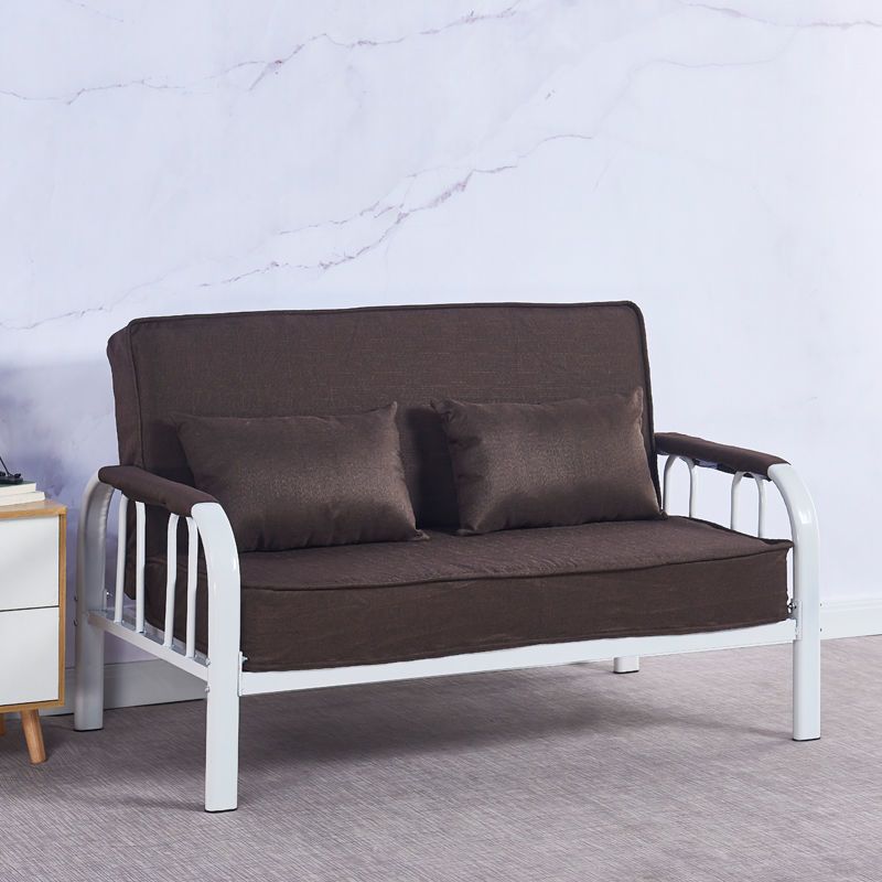 Sofá conevantable con sueño lavable con brazo cuadrado de lino con lino