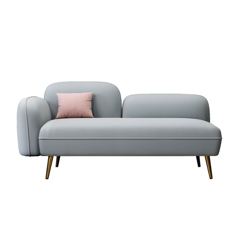 Grey/Blue/Pink Velvet Sofa 55.12"/63" Wide Square Arm Loveseat Clearhalo 'furn' 'furn_sofas' 'Furniture' 'furniture_sofas' 'kitchen' 'kitchen_sofas' 'Living Room Furniture' 'Sofa' 'sofas' 1200x1200_91dafa0e-ec51-47e5-931e-ff880aa9f90c