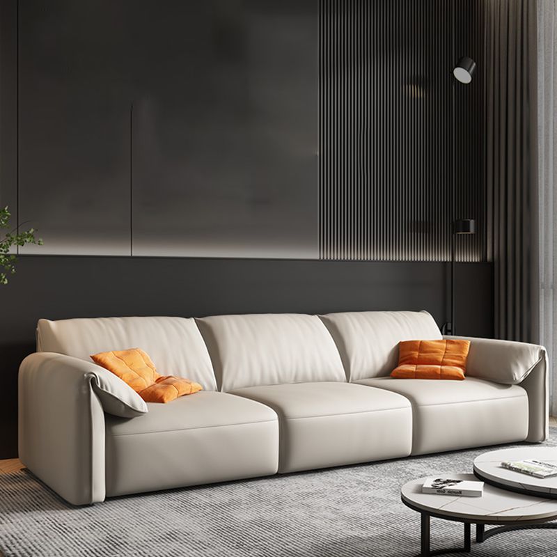 41.34" Wide Contemporary Futon Sofa Bed White Futon Solid Wood Sleeper Sofa Clearhalo 'furn' 'furn_futons' 'Furniture' 'Futons & Daybeds' 'Futons' 'Living Room Furniture' 1200x1200_91dd24fd-7518-477a-8793-a6405652ba90