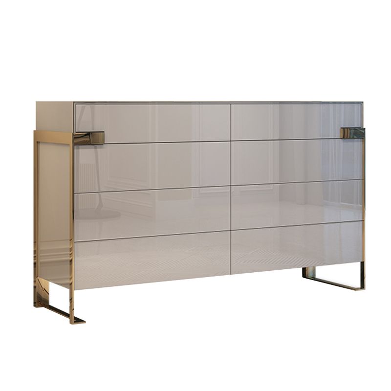 Glamholz Horizontaler Lagerstruhe mit 8 Schubladen für Schlafzimmer