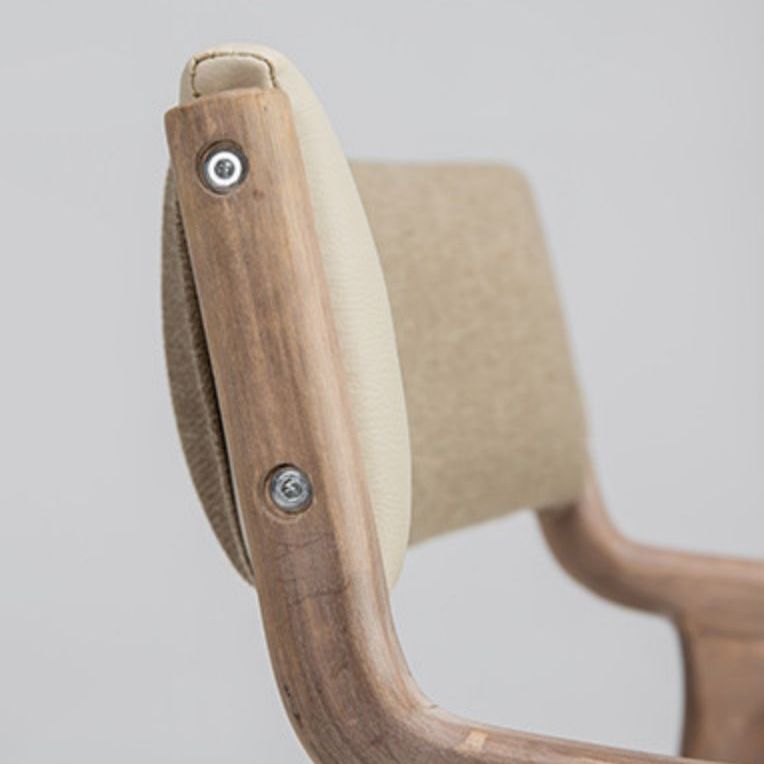 Upholstered Dining Armchair Bentwood Open Back Arm Single Chair with Wood Legs Clearhalo ' kitchen&dining_furn' 'Dining Chairs' 'Dining Tables & Seating' 'dining_chair' 'furn' 'furn_dining_chair' 'Furniture' 'furniture_dining_chair' 'Kitchen & Dining Furniture' 'kitchen' 1200x1200_91e2e348-11f8-4813-8877-52a9ff1f4056