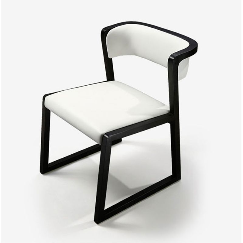 Contemporary Style Kitchen Wooden Dining Chair Open Back Dining Armless Side Chairs Clearhalo ' kitchen&dining_furn' 'Dining Chairs' 'Dining Tables & Seating' 'dining_chair' 'furn' 'furn_dining_chair' 'Furniture' 'furniture_dining_chair' 'Kitchen & Dining Furniture' 'kitchen' 1200x1200_91e2f1f4-3d84-4e71-aede-f6b8d29d1523