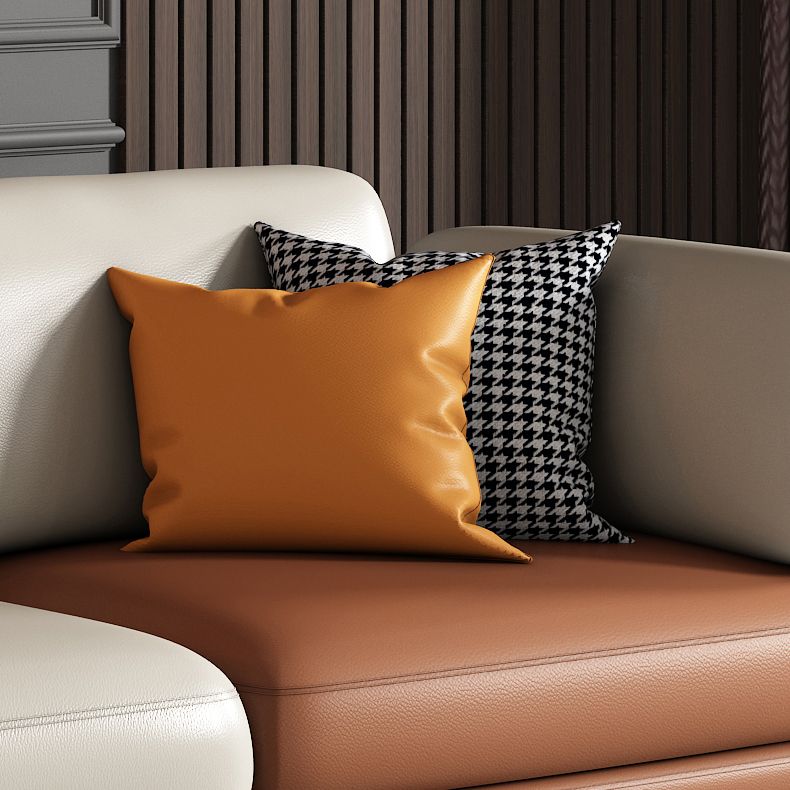 本革の標準フレアソファ33.46 "d x 36.22" Hソファ