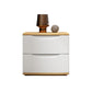 Contemporary Bed Nightstand Solid Wood Bedside Cabinet with Drawers