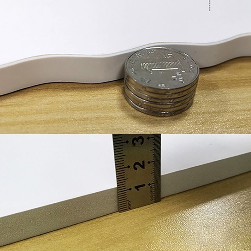 現代の白い本棚コーナー長方形の棚付きのエンジニアリング木製の本棚