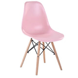 Modern Style Dining Room Chairs Plastic Armless Chair with Wooden Legs Clearhalo ' kitchen&dining_furn' 'Dining Chairs' 'Dining Tables & Seating' 'dining_chair' 'Furniture' 'furniture_dining_chair' 'Kitchen & Dining Furniture' 'kitchen' 1200x1200_91ee00ed-70d9-43f8-bfca-b342641ee24c