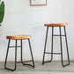 Modern Style Backless Bar-stool Saddle Seat Bar Stool with Metal Legs Clearhalo 'Bar Furniture' 'Bar Stools' 'bar_stools' 'furn' 'furn_bar_stools' 'Furniture' 'furniture_bar_stools' 'Kitchen & Dining Furniture' 1200x1200_91ee2365-79e9-4e39-ac10-b13cff4d5950