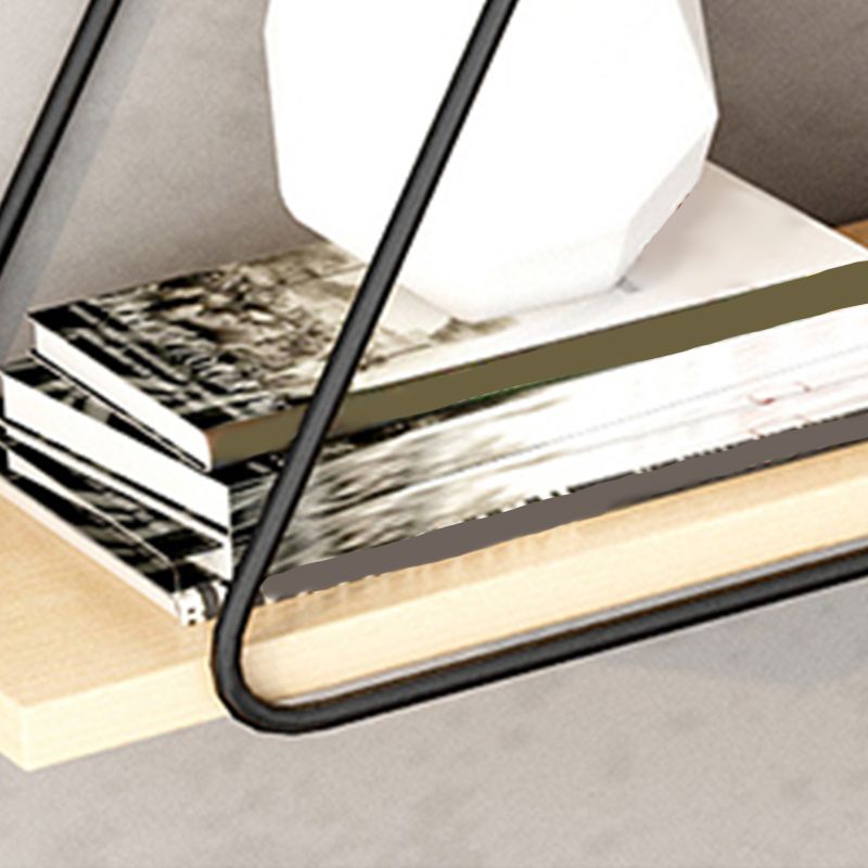 Industrial Wall Mounted Bookshelf Black Iron Frame Pine Shelf Bookshelf for Living Room Clearhalo 'Bookcases' 'furn' 'furn_bookcases' 'Furniture' 'furniture_bookcases' 'kitchen' 'kitchen_bookcases' 'Living Room Furniture' 'Office Furniture' 1200x1200_91ee7d5f-ea0a-4a32-afc6-0924741f68ac