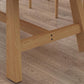 Contemporary Natural Wood Table Pine Rectangle Dining Table with Trestle Clearhalo 'Dining Tables & Seating' 'Dining Tables' 'dining_table' 'furn' 'furn_dining_table' 'Furniture' 'furniture_dining_table' 'Kitchen & Dining Furniture' 'kitchen' 'kitchen_dining_table' 1200x1200_91ee82cd-d093-408a-a111-74c8709229ae