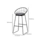 Set tavolo da bar rettangolare in marmo Set da barra per altezza barra in stile industriale 1/3/5 pezzi