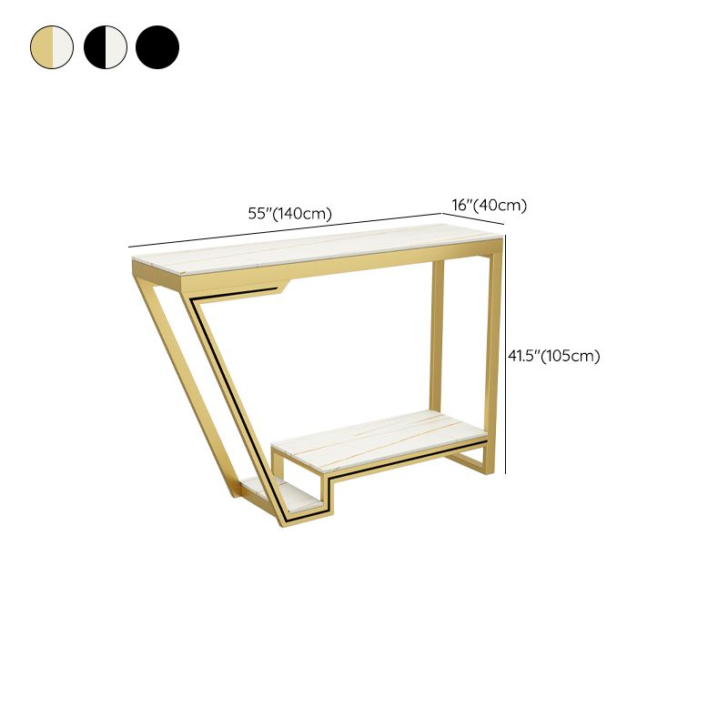 Glam Bistro Bar Table Rectangle Sintered Stone Bar Table for Living Room Clearhalo 'Bar Furniture' 'Bar Tables' 'bar_tables' 'furn' 'furn_bar_tables' 'Furniture' 'Kitchen & Dining Furniture' 1200x1200_91f29ce0-69c3-4153-8385-e0979b102b6f