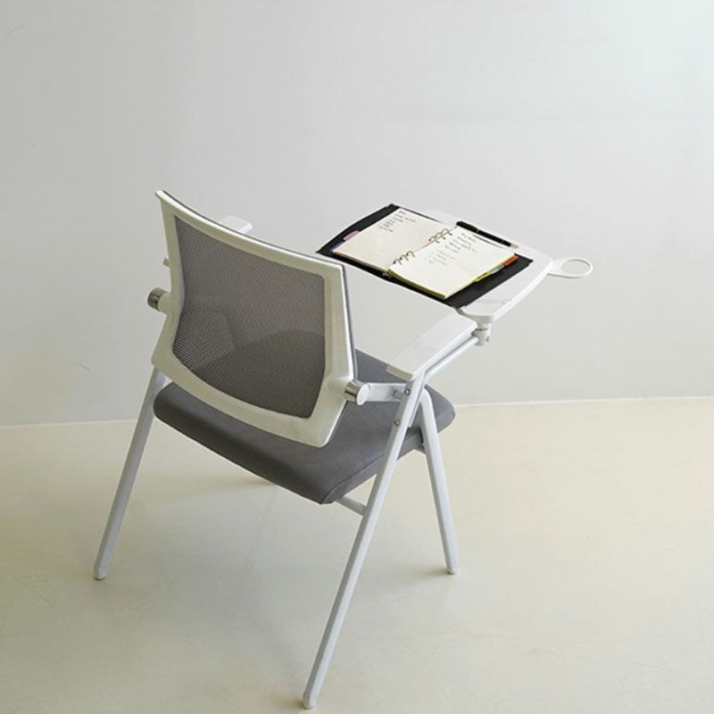 Contemporary Fixed Arms Conference Chair Mesh-back Task Chair for Office Clearhalo 'furn' 'furn_office_chair' 'Furniture' 'Office Chairs' 'Office Furniture' 'office_chair' 1200x1200_91f3491c-95d9-4d10-ae76-7c3dc87fba4b