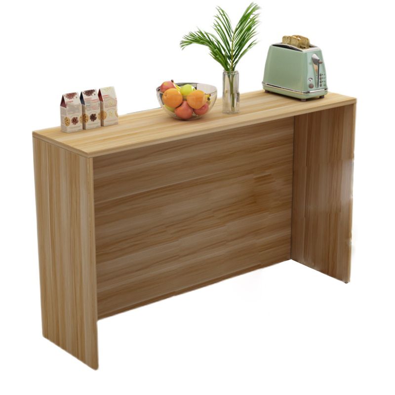 Matte Finish Manufactured Wood Pub Table Rectangle Bistro Table for Living Room Clearhalo 'Bar Furniture' 'Bar Tables' 'bar_tables' 'furn' 'furn_bar_tables' 'Furniture' 'Kitchen & Dining Furniture' 1200x1200_91f45c7d-03cd-4945-acfb-a40e81b64e79