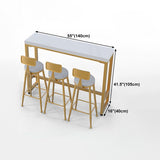 Solid Wood Top Bar Table Traditional Luxury Rectangle Bar Table with Trestle Base Clearhalo 'Bar Furniture' 'Bar Tables' 'bar_tables' 'furn' 'furn_bar_tables' 'Furniture' 'furniture_bar_tables' 'Kitchen & Dining Furniture' 1200x1200_91f47b7b-77ef-4ab6-a05c-fc7a7fb885ee