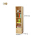 Libreria moderna a back -shelf -legno scaffale per la sala da studio