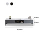 15.7" H Glam TV Cabinet Glass Top Media Console TV Stand with 2 Doors Clearhalo 'furn' 'furn_tv_stands_entertainment_centers' 'Furniture' 'Living Room Furniture' 'TV Stands & Entertainment Centers' 'TV Stands & Media Storage Furniture' 'tv_stands_entertainment_centers' 1200x1200_91f6141d-0640-4067-9dd5-7a0e3b2c7c0a