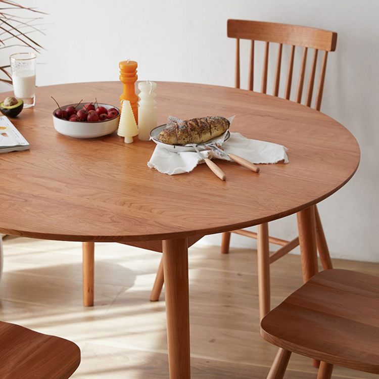 Round 4 Legs Home Furniture Solid Wood Dining Room Collection for Dining Room Clearhalo ' dining_table' 'Dining Tables & Seating' 'Dining Tables' 'furn' 'furn_dining_table' 'Furniture' 'furniture_dining_table' 'Kitchen & Dining Furniture' 'kitchen&dining_furn' 'kitchen' 'kitchen_dining_table' 1200x1200_91f733dc-d74d-404b-ad05-5858c5341f6f