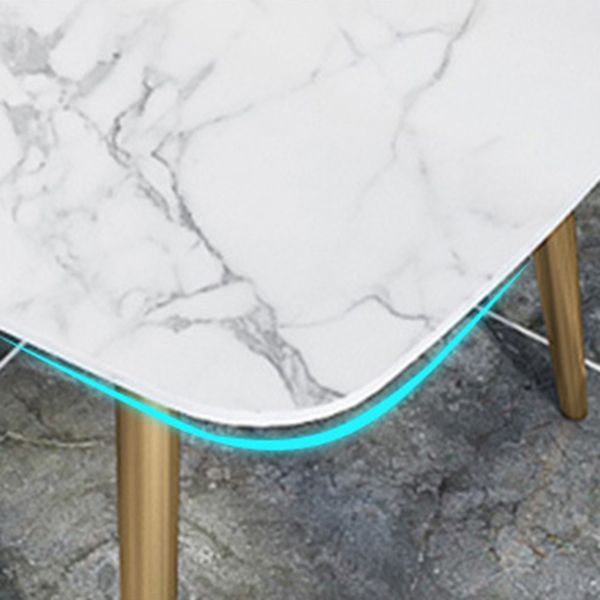 Glam Style 1/2/5 Pieces Kitchen Set White-gold Table Dining Set for Dining Room Clearhalo 'Dining Room Sets' 'Dining Tables & Seating' 'dining_room_set' 'furn' 'furn_dining_room_set' 'Furniture' 'furniture_dining_room_set' 'Kitchen & Dining Furniture' 'kitchen&dining_furn' 'kitchen' 1200x1200_91f75a41-27c8-4e31-8486-a6dd7cd5ee22