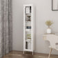 Scandinavian Standard Bookcase Metal Closed Back Bookshelf with Door Clearhalo 'Bookcases' 'furn' 'furn_bookcases' 'Furniture' 'furniture_bookcases' 'Office Furniture' 1200x1200_91f7812f-3841-494c-8f3d-efa451504472