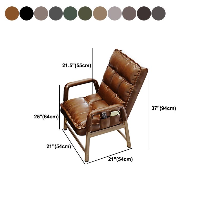 Moderner gepolsterter Bürostuhl Ergonomic Mid Back fester Waffenstuhl