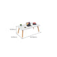 Modern Wood Side Table Bedroom No Distressing End Table with 4 Legs Clearhalo 'Coffee & Accent Tables' 'Coffee Tables' 'coffee_tables' 'furn' 'furn_coffee_tables' 'Furniture' 'Living Room Furniture' 1200x1200_91f92178-766d-4917-a957-9c337dfef020
