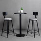 1/2/3 Pieces Industrial Iron Bar Table Set Round Bistro Set with Grey Stone Top Clearhalo 'Bar Furniture' 'furn' 'furn_home_bar_bar_sets' 'Furniture' 'Home Bars & Bar Sets' 'home_bar_bar_sets' 'Kitchen & Dining Furniture' 1200x1200_91fa7c27-636e-40b7-bbdc-76aa2a4cf91f
