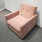 Recessed Arms Futon Sofa Bed Pillow Included Cushion Back Sleeper Sofa