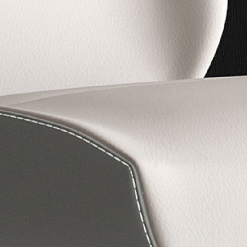 Contemporary Dining Chairs Armless Dining Chair with Metal Legs for Kitchen Clearhalo 'Dining Chairs' 'Dining Tables & Seating' 'dining_chair' 'furn' 'furn_dining_chair' 'Furniture' 'Kitchen & Dining Furniture' 1200x1200_91faca0f-8936-4f37-a2a7-15dbd44634b2