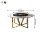 Round Furniture Luxury Style Marble Double Pedestal Dinner Table with Turntable Clearhalo ' dining_table' 'Dining Tables & Seating' 'Dining Tables' 'furn' 'furn_dining_table' 'Furniture' 'furniture_dining_table' 'Kitchen & Dining Furniture' 'kitchen&dining_furn' 'kitchen' 'kitchen_dining_table' 1200x1200_91fb37c0-3ecd-4cea-9b6a-a89d33bed6ca