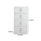 Modern Style Wardrobe White Metal Wardrobe Closet with Locks