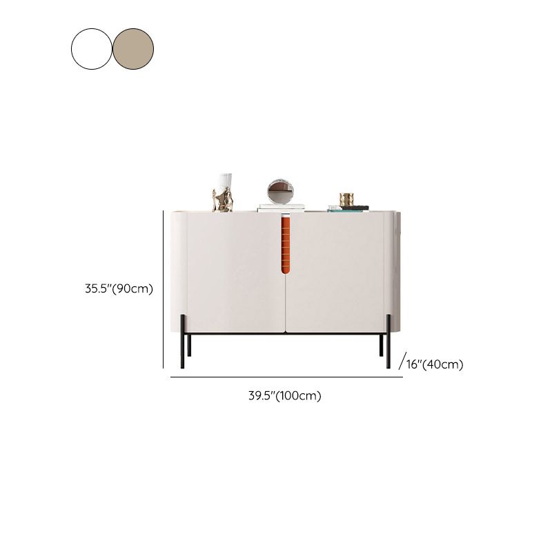 Stone Credenza Buffet de comedor de estilo contemporáneo con gabinetes