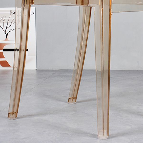 Modern Stackable Plastic Chair King Louis Back Side Chair for Dining Room Clearhalo 'Dining Chairs' 'Dining Tables & Seating' 'dining_chair' 'Furniture' 'furniture_dining_chair' 'Kitchen & Dining Furniture' 1200x1200_91fd14a6-9f39-4436-a55b-424bbf93bb93