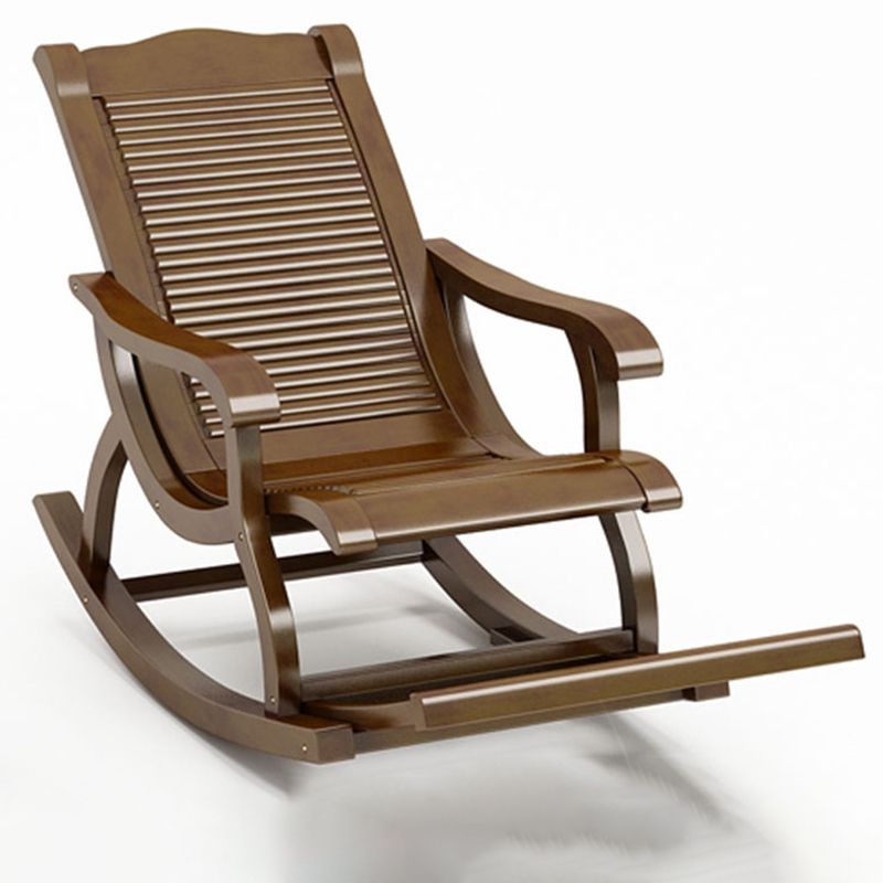 Mid-Century Modern Recliner Chair Solid Wood Recliner Chair for Living Room Clearhalo 'Chairs & Seating' 'furn' 'furn_rocking_chairs' 'Furniture' 'Living Room Furniture' 'Rocking Chairs' 'rocking_chairs' 1200x1200_91fe2871-0878-4ceb-b94b-d552615cd592