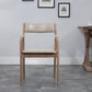 Indoor Country Style Arm Chair Open Back Wood Upholstered Single Dining Room Chair Clearhalo ' kitchen&dining_furn' 'Dining Chairs' 'Dining Tables & Seating' 'dining_chair' 'furn' 'furn_dining_chair' 'Furniture' 'furniture_dining_chair' 'Kitchen & Dining Furniture' 'kitchen' 1200x1200_91ff67b8-6f76-432e-87bb-aa48144321a1