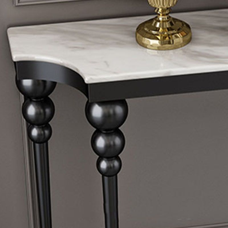 Tabella della console contemporanea di forma libera da divano di divano console in pietra