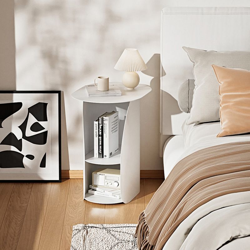 20,5 "W x 22" H Iron Torgente Modern Accent Table Comobilismo con 3-RASSE per soggiorno