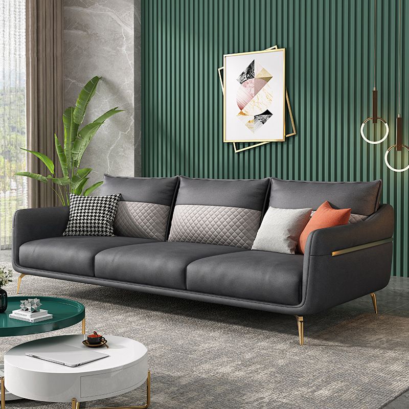 Modern Style Charles Of London Latex/sponge Seat Filled Solid Wood Base Sofa Clearhalo 'furn' 'furn_sofas' 'Furniture' 'furniture_sofas' 'kitchen' 'kitchen_sofas' 'Living Room Furniture' 'Sofa' 'sofas' 1200x1200_92059dc3-778e-410a-a200-f2573eeb38ed