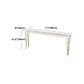 White Glam Style Bar Table in Iron and Wood Bar Indoor Bar Counter Clearhalo 'Bar Furniture' 'Bar Tables' 'bar_tables' 'furn' 'furn_bar_tables' 'Furniture' 'furniture_bar_tables' 'Kitchen & Dining Furniture' 1200x1200_92067a76-9ca5-47dd-a332-734e8e65e1a2