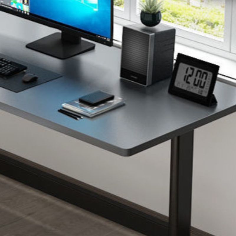 Bureau d'écriture en bois de style industriel 29.13 pouces de haut bureau avec des jambes en métal