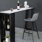 Metal Low Back Dining Stools Contemporary Armless Bar Stools with Footrest Clearhalo 'Bar Furniture' 'Bar Stools' 'bar_stools' 'furn' 'furn_bar_stools' 'Furniture' 'Kitchen & Dining Furniture' 1200x1200_920aa61f-5ee8-4719-9b96-58c99e1352f0