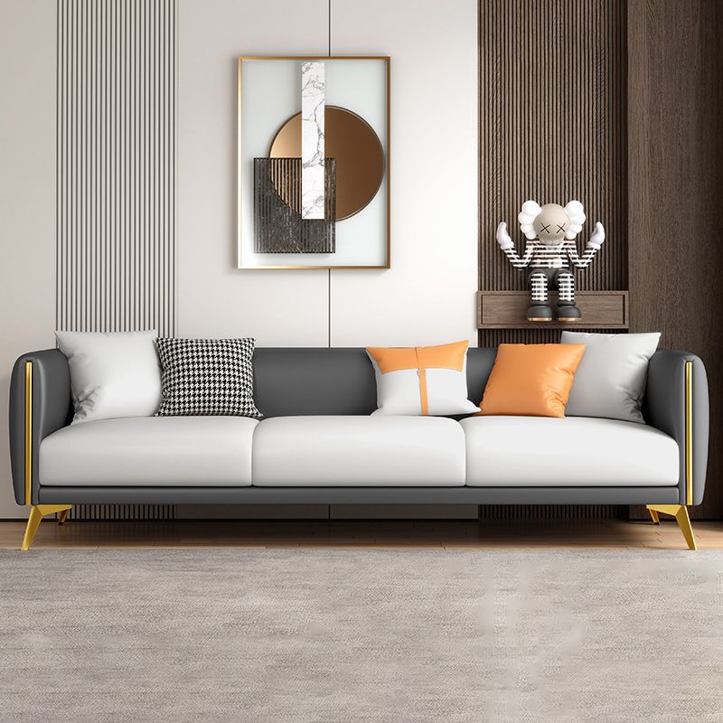 Contemporary Tight Back 4-seater Sofa with Hair Pin Legs for Apartment Clearhalo 'furn' 'furn_sofas' 'Furniture' 'furniture_sofas' 'Living Room Furniture' 'Sofa' 'sofas' 1200x1200_920b1a25-dca9-450b-ab15-8769a5ae010c