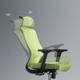 Moderne groene bureaustoel verstelbare stoelhoogte bureau stoel met wielen