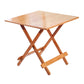 Modern Folding Dining Table Wood Tabletop for Living Room in Brown Clearhalo 'Dining Tables & Seating' 'Dining Tables' 'dining_table' 'furn' 'furn_dining_table' 'Furniture' 'Kitchen & Dining Furniture' 1200x1200_920f9076-63ce-445d-9e21-54230967bdf5