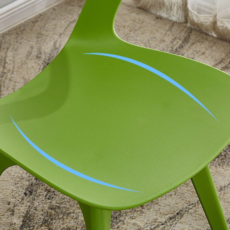 Scandinavian Home Side Chair Indoor Open Back Plastic Dining Room Chair Set Clearhalo ' kitchen&dining_furn' 'Dining Chairs' 'Dining Tables & Seating' 'dining_chair' 'furn' 'furn_dining_chair' 'Furniture' 'furniture_dining_chair' 'Kitchen & Dining Furniture' 'kitchen' 1200x1200_921011f5-d4fe-4d15-9b50-0d956b3bed0d