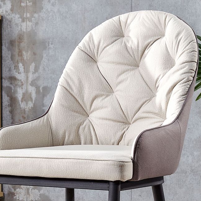 Nordic Style Metal Dining Chairs Parsons Arm Dining Side Chair for Kitchen Clearhalo ' kitchen&dining_furn' 'Dining Chairs' 'Dining Tables & Seating' 'dining_chair' 'furn' 'furn_dining_chair' 'Furniture' 'furniture_dining_chair' 'Kitchen & Dining Furniture' 'kitchen' 1200x1200_9213791b-09aa-4011-b508-c949f42e73f6