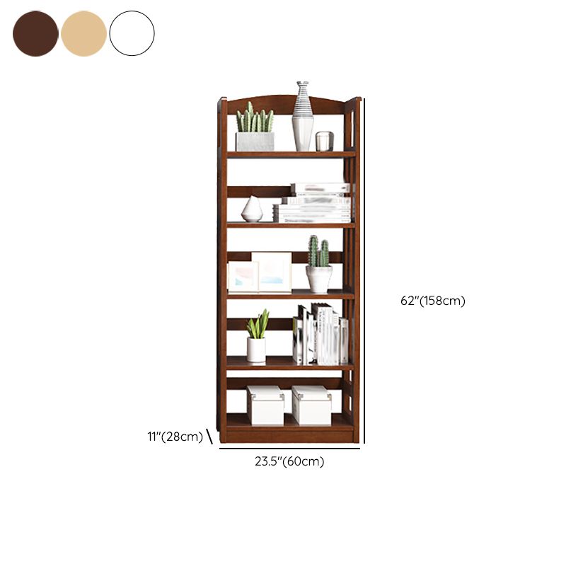 Modern Open Back Standard Bookshelf Wooden Bookcase with Shelves for Study Room Clearhalo 'Bookcases' 'furn' 'furn_bookcases' 'Furniture' 'Office Furniture' 1200x1200_92156886-8aaf-4735-9154-f52b3df3bffc