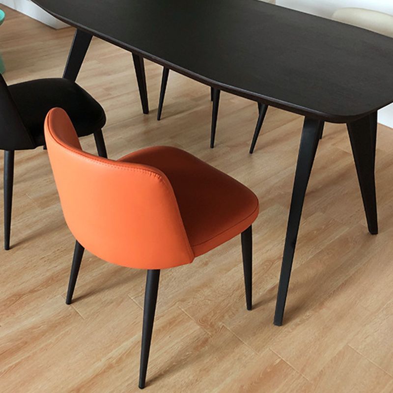 Contemporary Home Dining Chairs Armless Low Back Dining Side Chair Clearhalo 'Dining Chairs' 'Dining Tables & Seating' 'dining_chair' 'furn' 'furn_dining_chair' 'Furniture' 'Kitchen & Dining Furniture' 1200x1200_92167bda-d6b7-47a8-a179-0f9a19b790e0