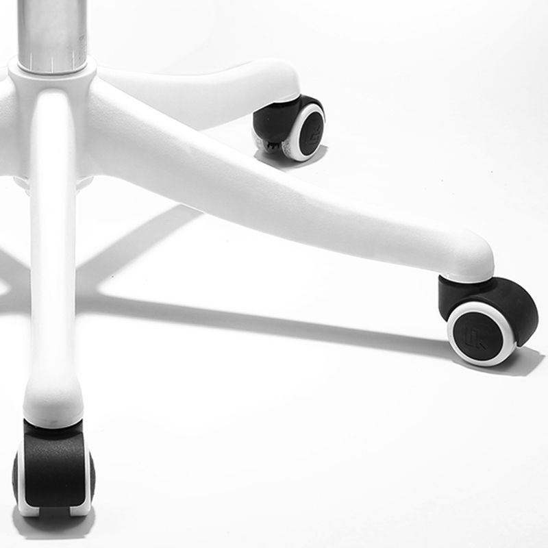 Moderner Schreibtischstuhl Mesh Computerstuhl im grauen Mid-Back-Stuhl mit Rädern