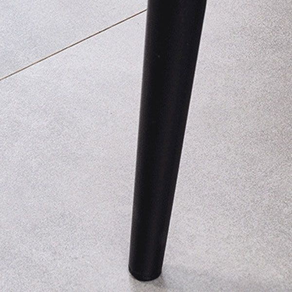 Sillas sin brazo de la silla Parsons moderna con patas de metal para la cocina